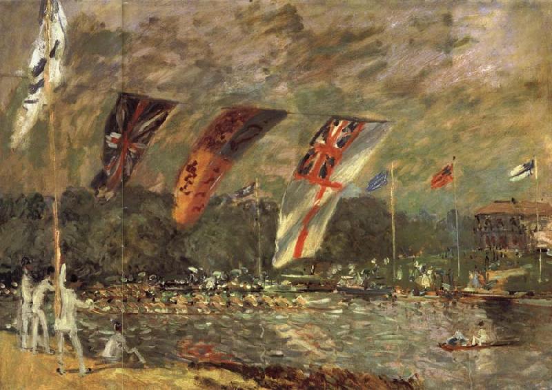 Jean-Antoine Watteau Regattas at Molesey China oil painting art